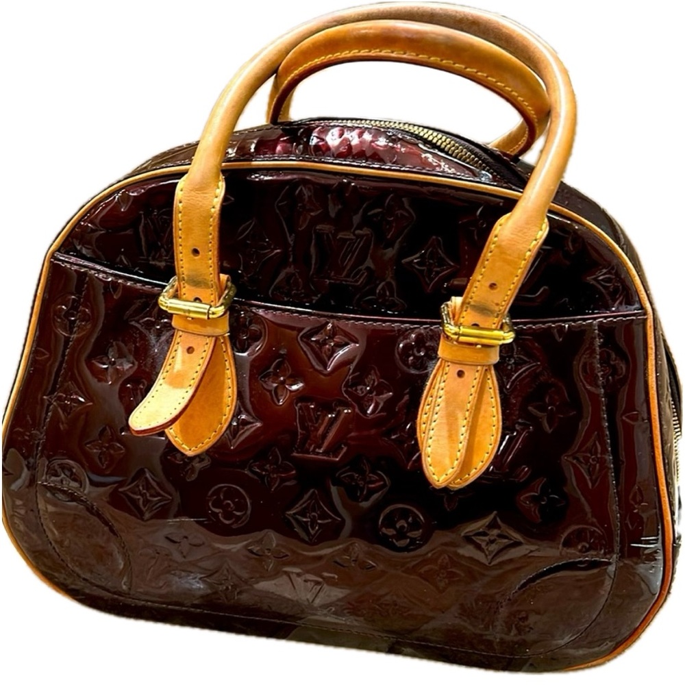 Louis Vuitton Vintage patent leather monogram handbag